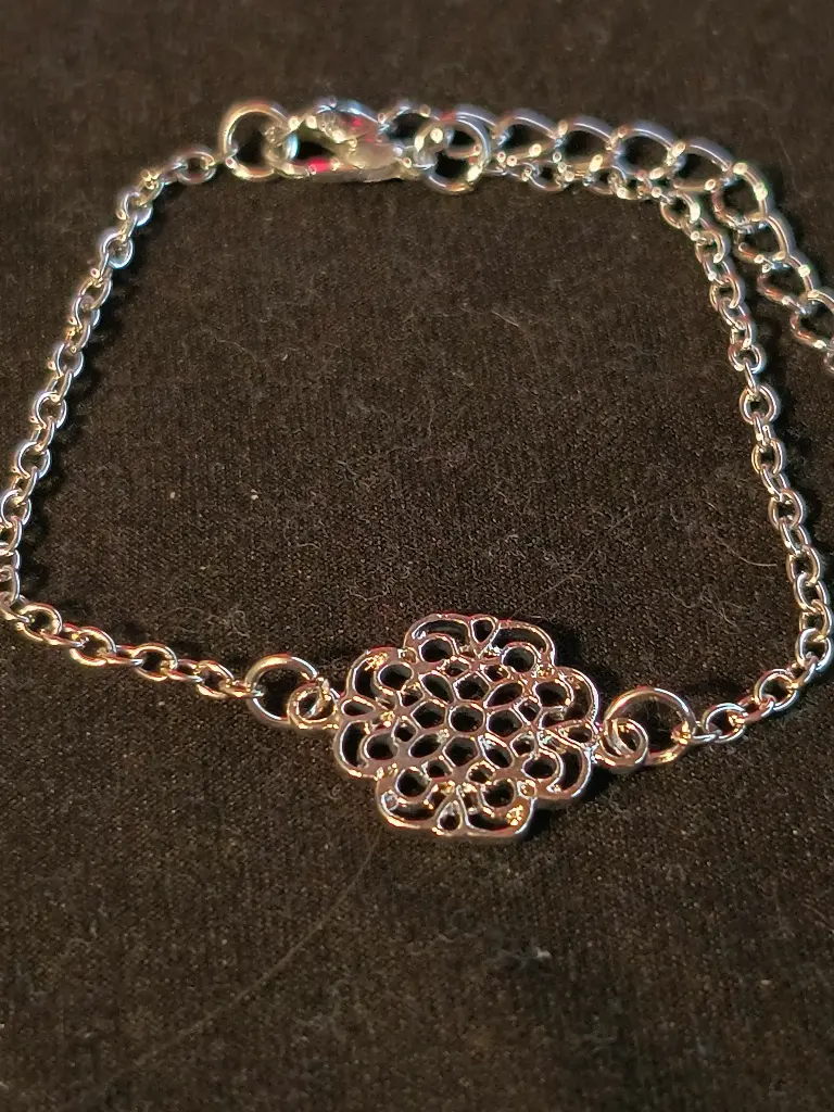 Silver Mandala Bracelet