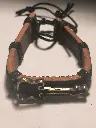 Adjustable Threaded Guitar Leather Bracelet - Unisex 