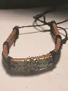 Adjustable Threaded Sailor Beach Nautical Anchor Leather Bracelet - Unisex