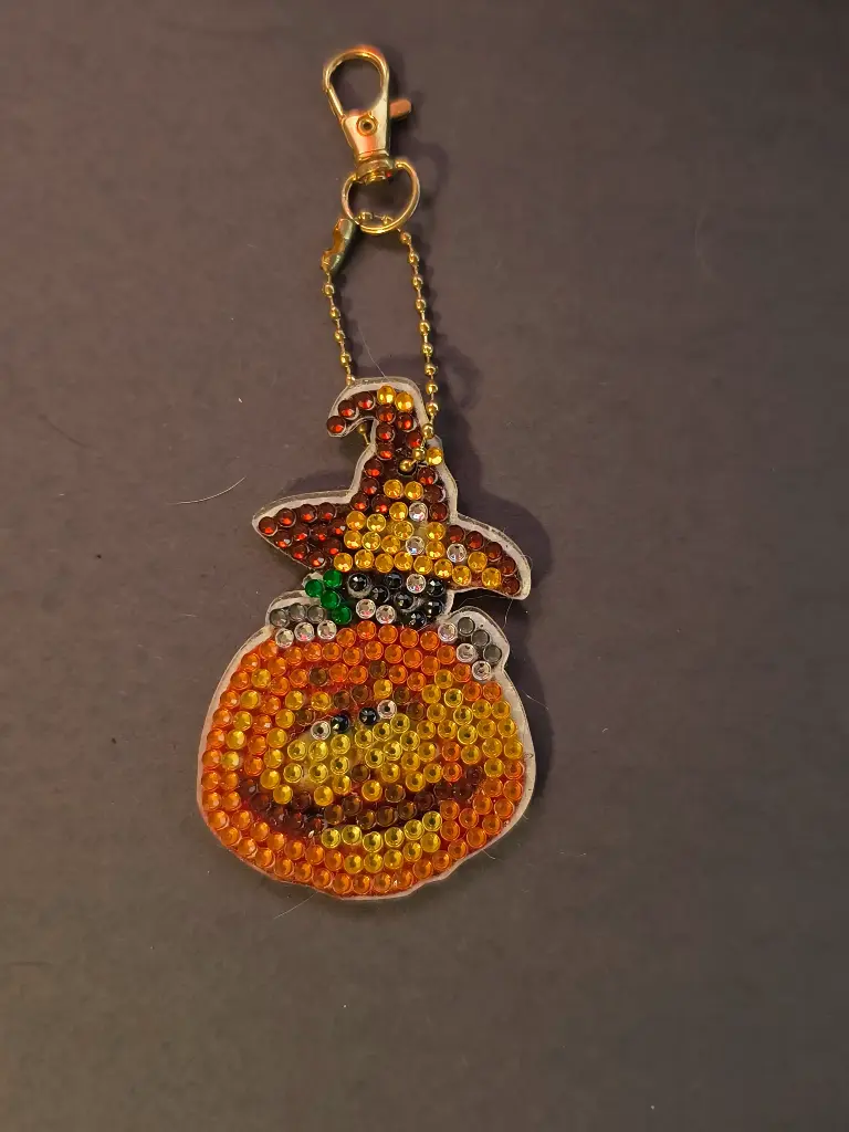 Double Sided Cat in Pumpkin Suncatcher