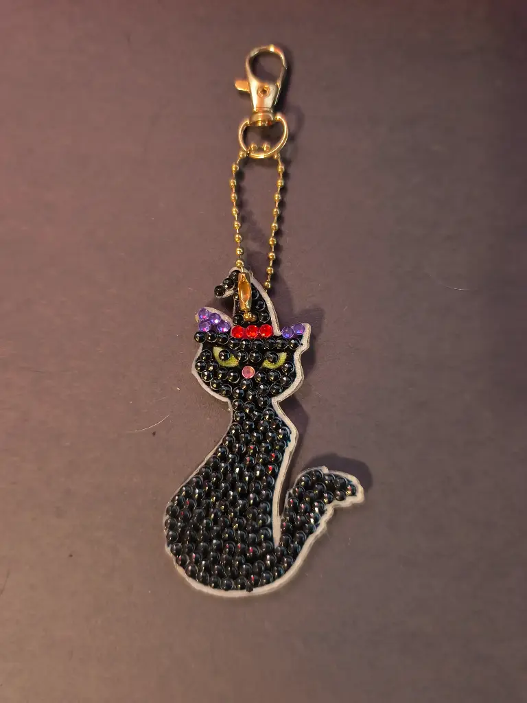 Double Sided Black Cat Suncatcher
