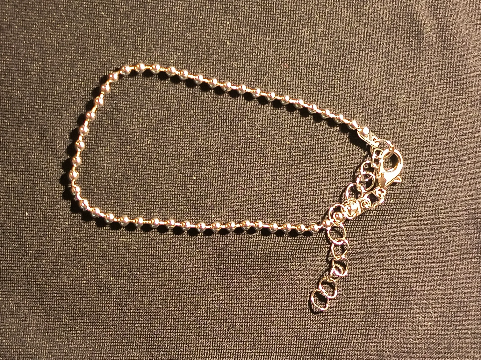 Silver Ball Station Bracelet