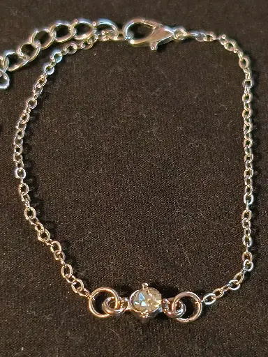 Single Rhinestone bracelet
