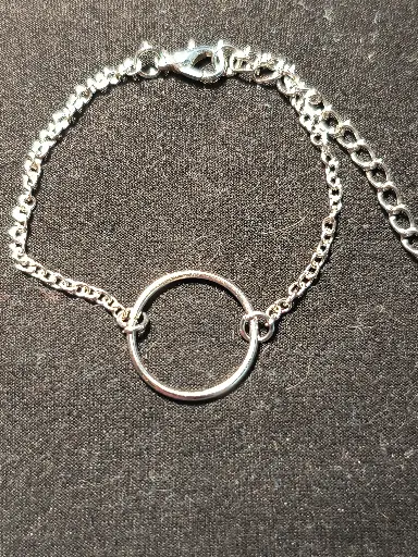 Silver Circle Bracelet
