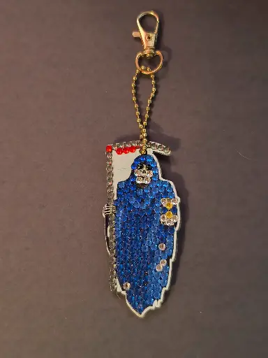 Double Sided Grim Reaper Suncatcher