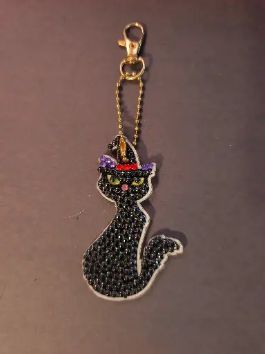 Double Sided Black Cat Suncatcher